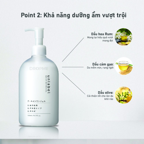 Gel dưỡng da Unlabel Moist Botanical All in one Gel